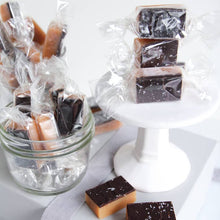 Load image into Gallery viewer, Dark Chocolate Sea Salt Caramels - 10 Piece Box