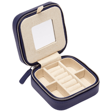 Load image into Gallery viewer, Compact Jewelry Travel Case - Navy