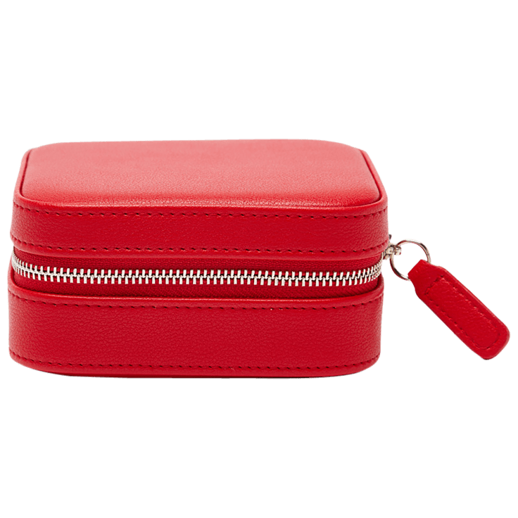 Compact Jewelry Travel Case - Red