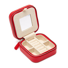 Load image into Gallery viewer, Compact Jewelry Travel Case - Red
